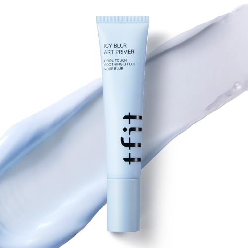 TFIT Icy Blur Art Primer 1.01 Fl Oz (30ml), Korean Face Makeup Primer